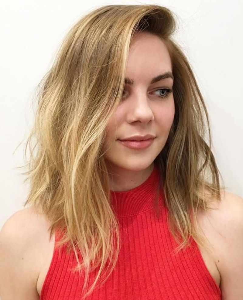 Tousled Asymmetrical Lob