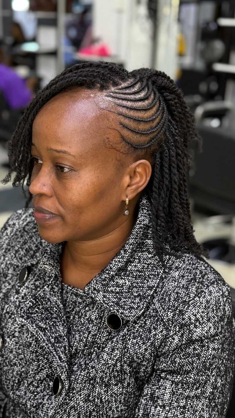 Faux Hawk Updo