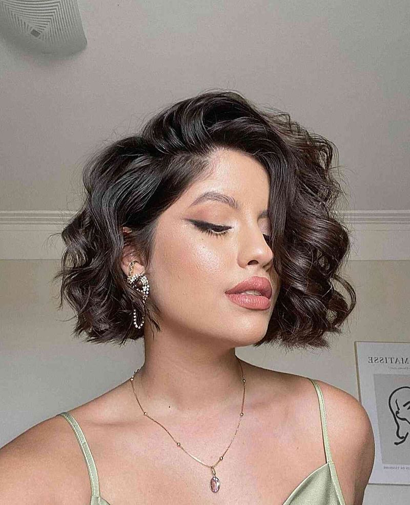 Chin-Length Bob With Side Part