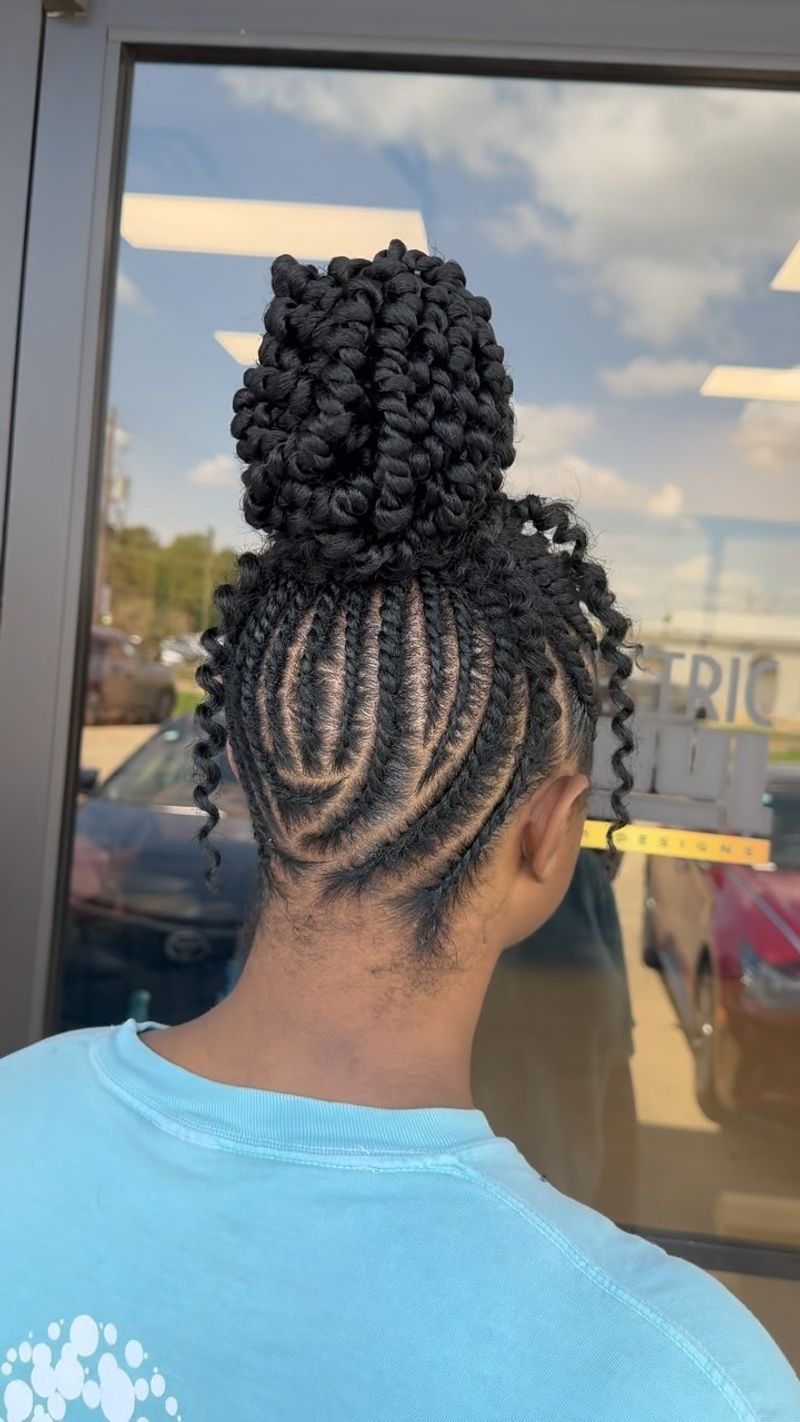 Flat Twists into a Bun