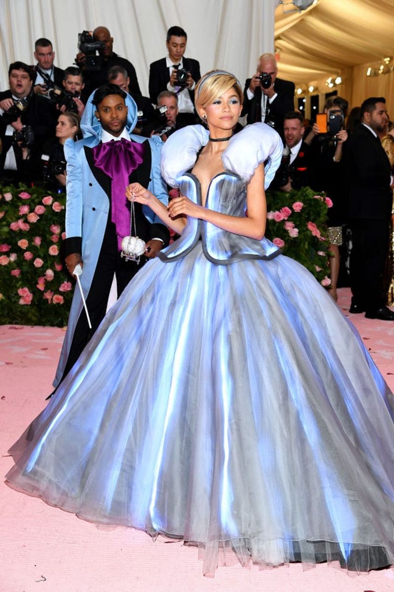 Zendaya's Cinderella Light-Up Gown