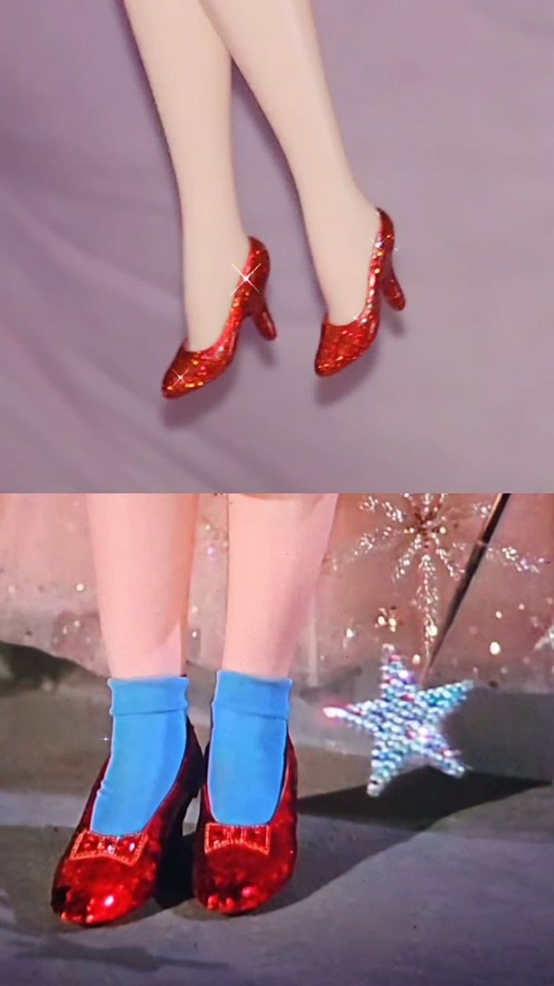 Dorothy's Ruby Slippers in The Wizard of Oz
