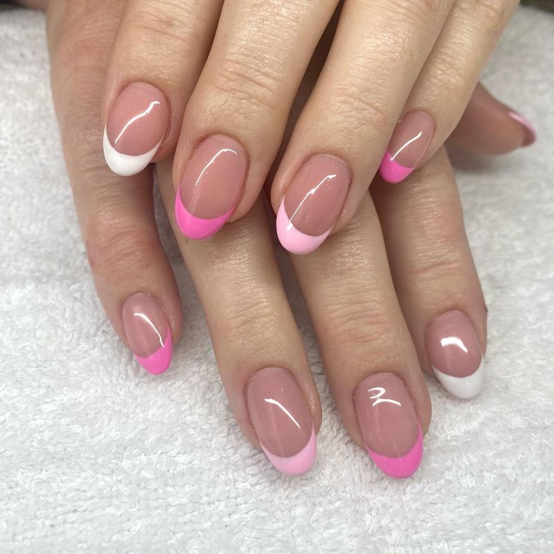 Natural Base With Colored Tips
