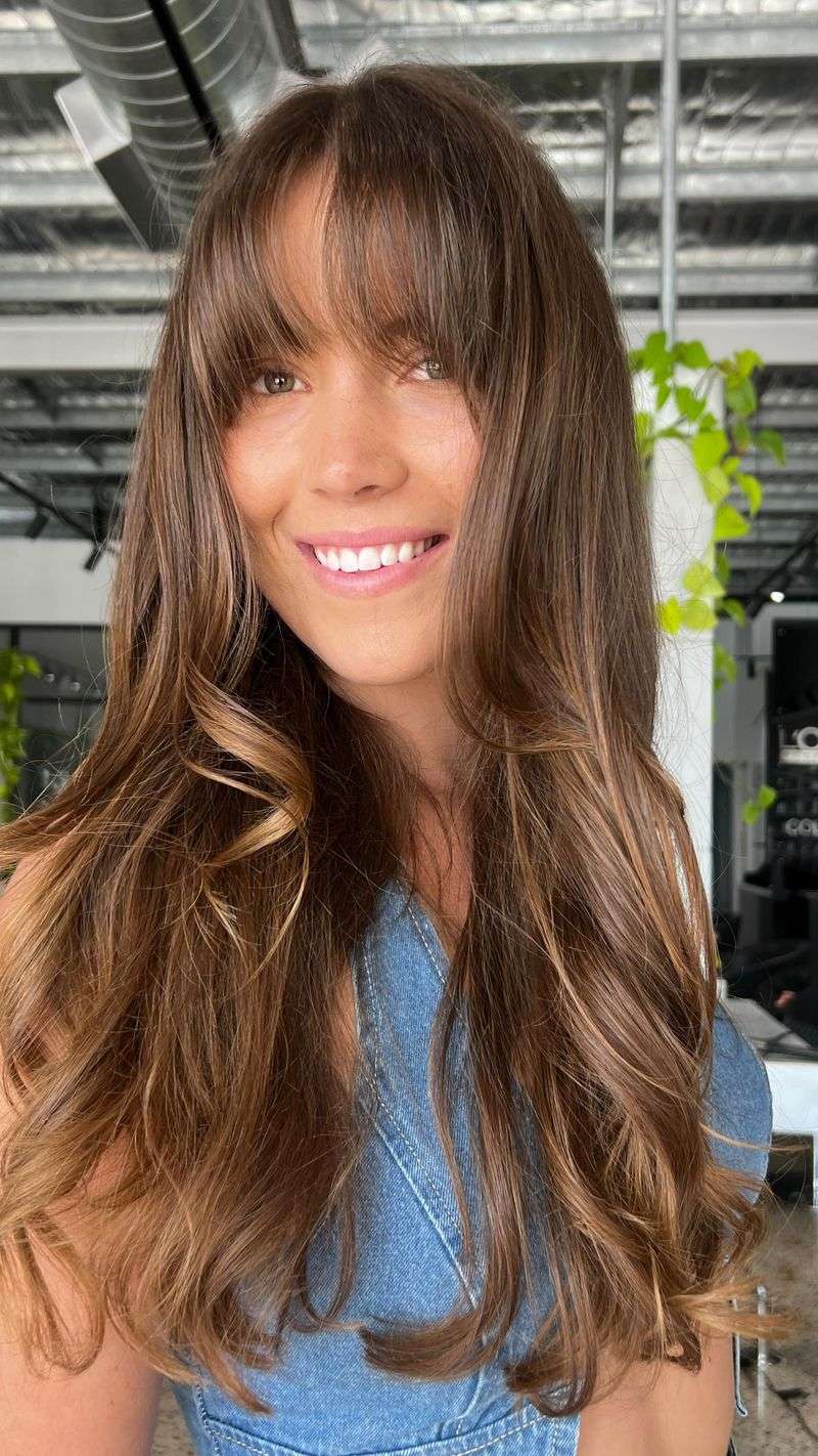 Grown-Out Bangs Cut