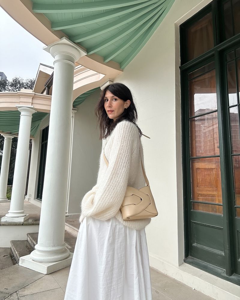 Cozy Contrast with Oversized Sweaters