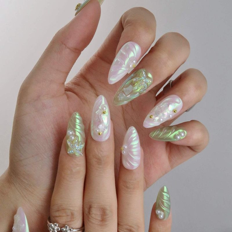 Pearl-Infused Glass Finish
