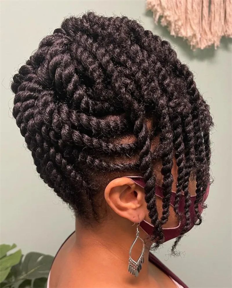 Twist-and-Pin Updo