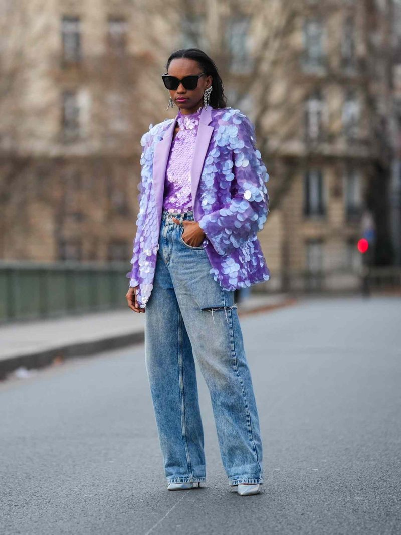Printed Midi + Oversized Blazer: Power Pairing