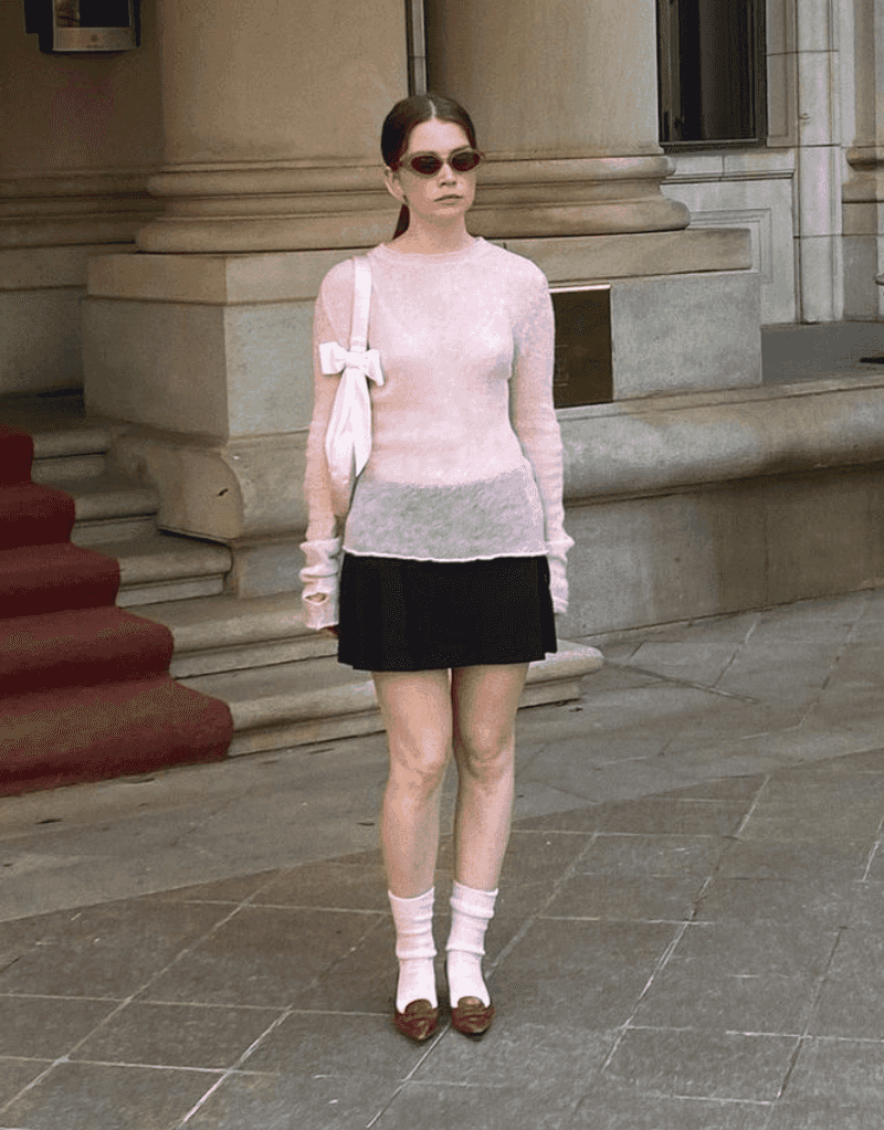 Sheer Layering Pieces Get Strategic
