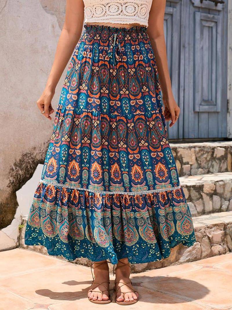 Chiffon Boho Skirt