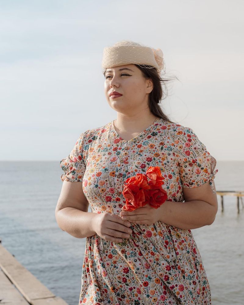 Plus-Size Friendly Gardenia Midi