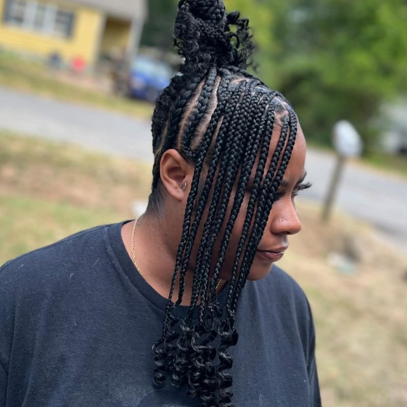 Braided Top Knot Security
