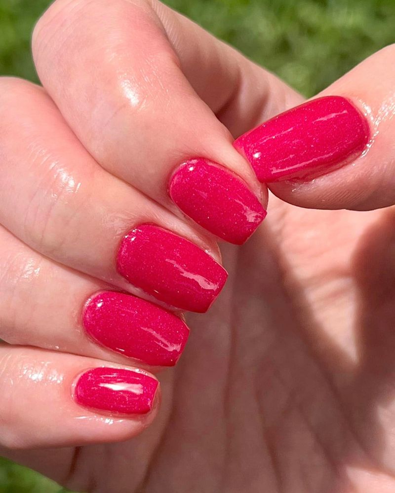 Raspberry Red Shimmer