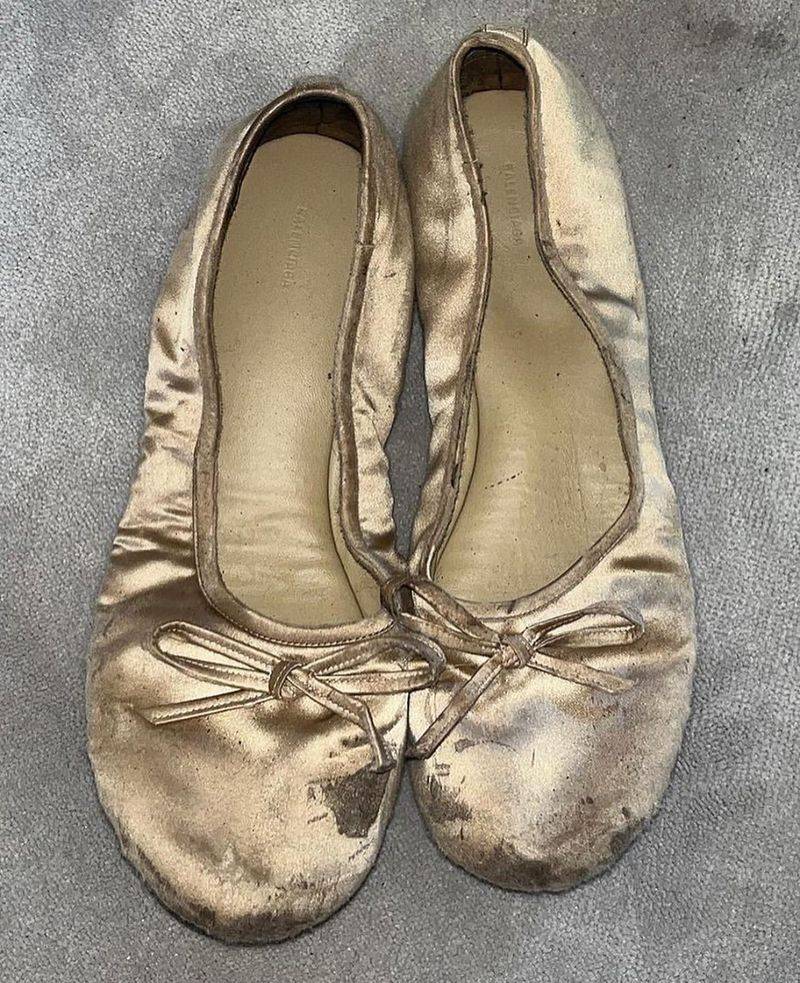 Worn-Out Ballet Flats