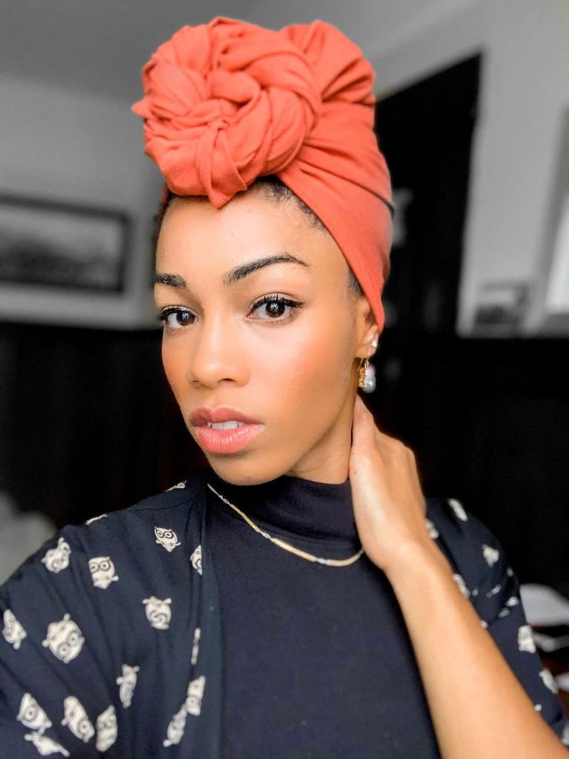 Headwrap Over Loose Twists