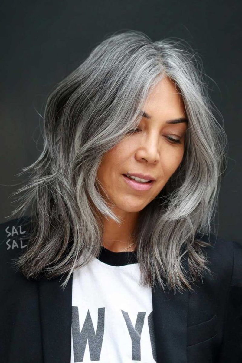 Layered Cut with Dimensional Color