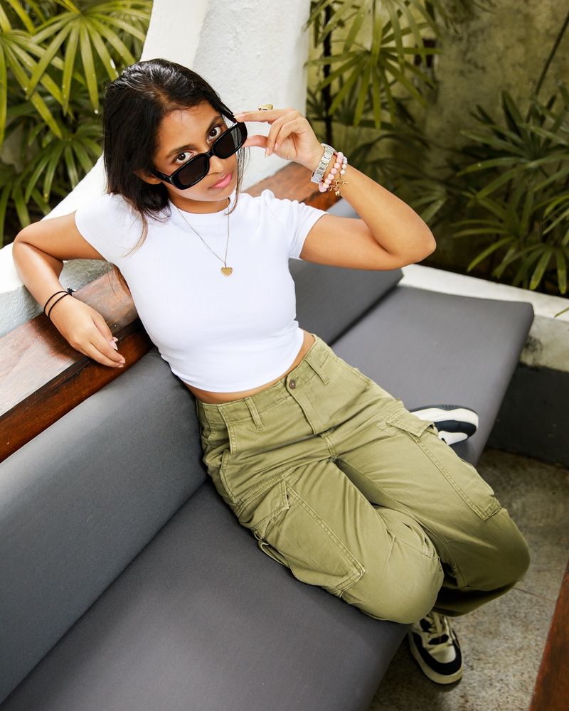 Tank Top with Cargo Pants