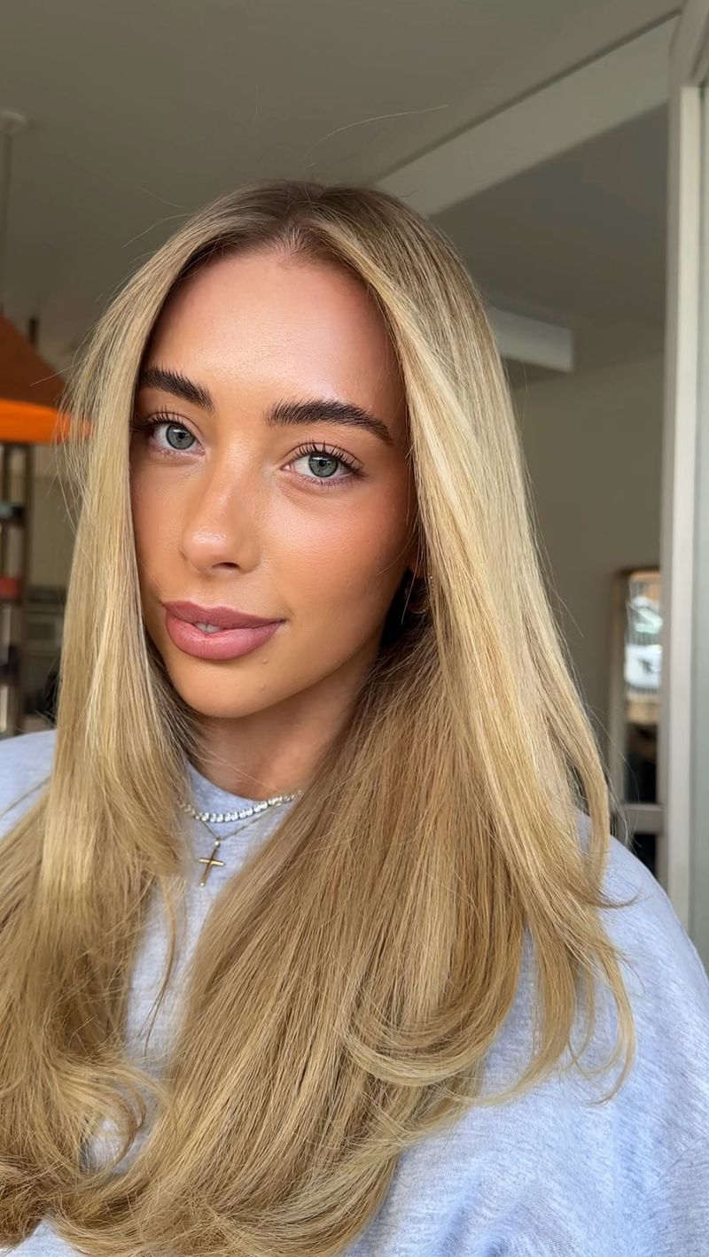 Honey Blonde For Brown Eyes And Warm Skin