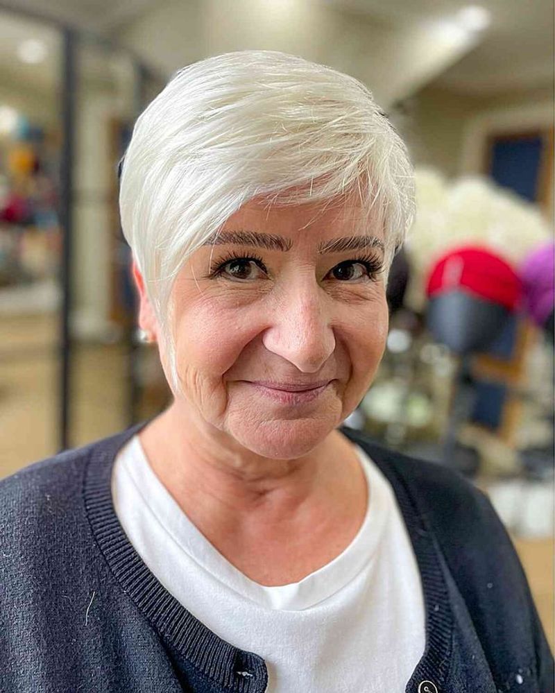 Platinum Blonde Pixie