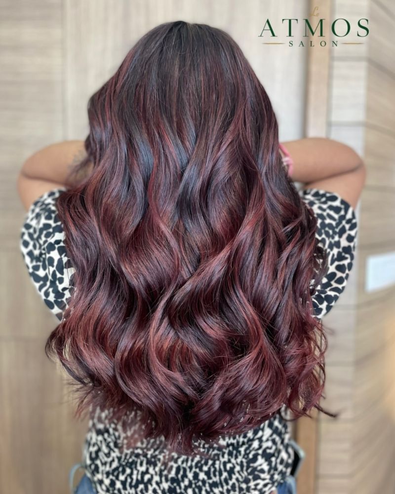 Burgundy For Dark Eyes And Medium Skin