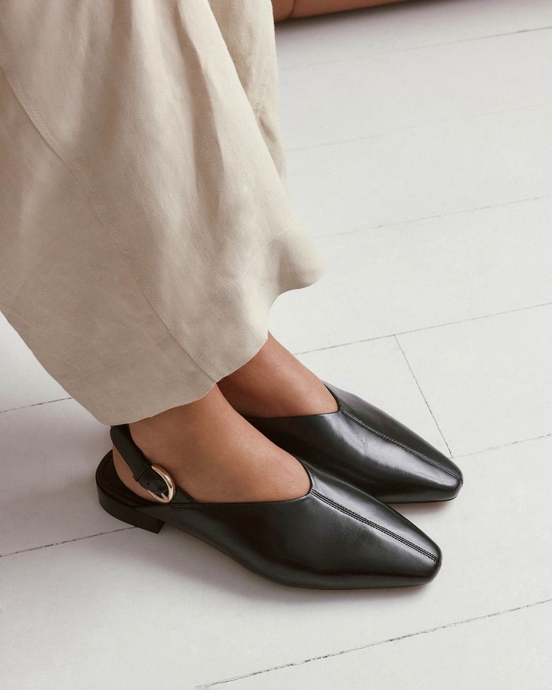 Minimalist Square-Toe Flats