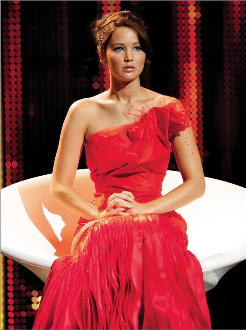 Jennifer Lawrence's Wedding Gown in The Hunger Games: Catching Fire