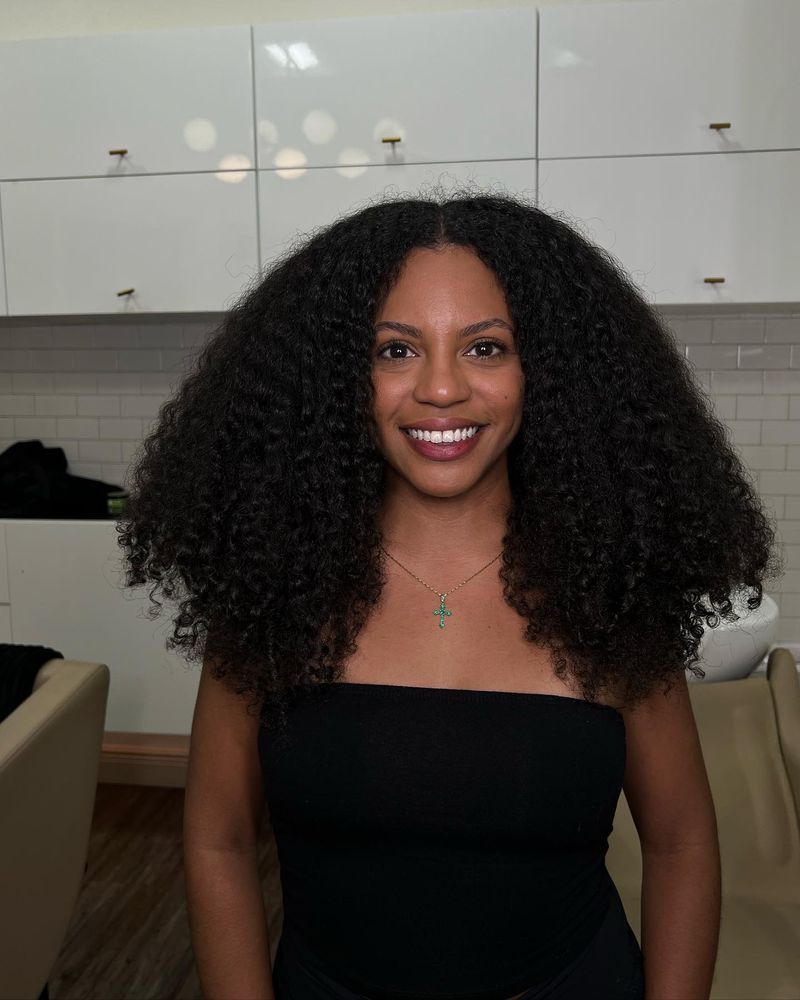 Layered Natural Afro