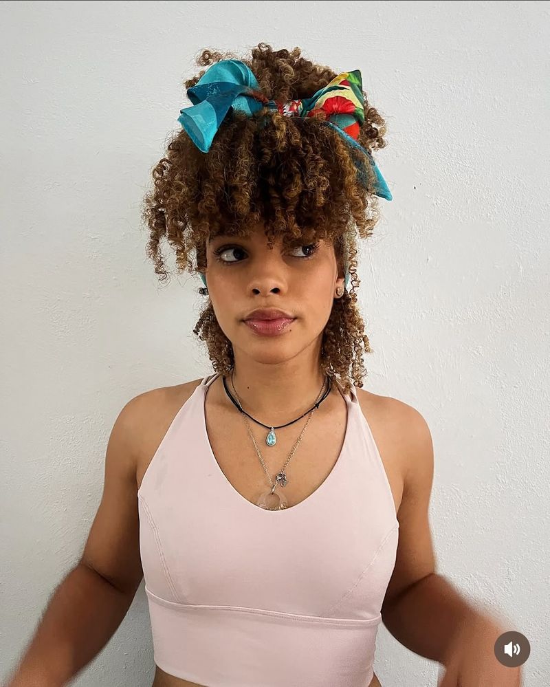 Natural Curls with Headband