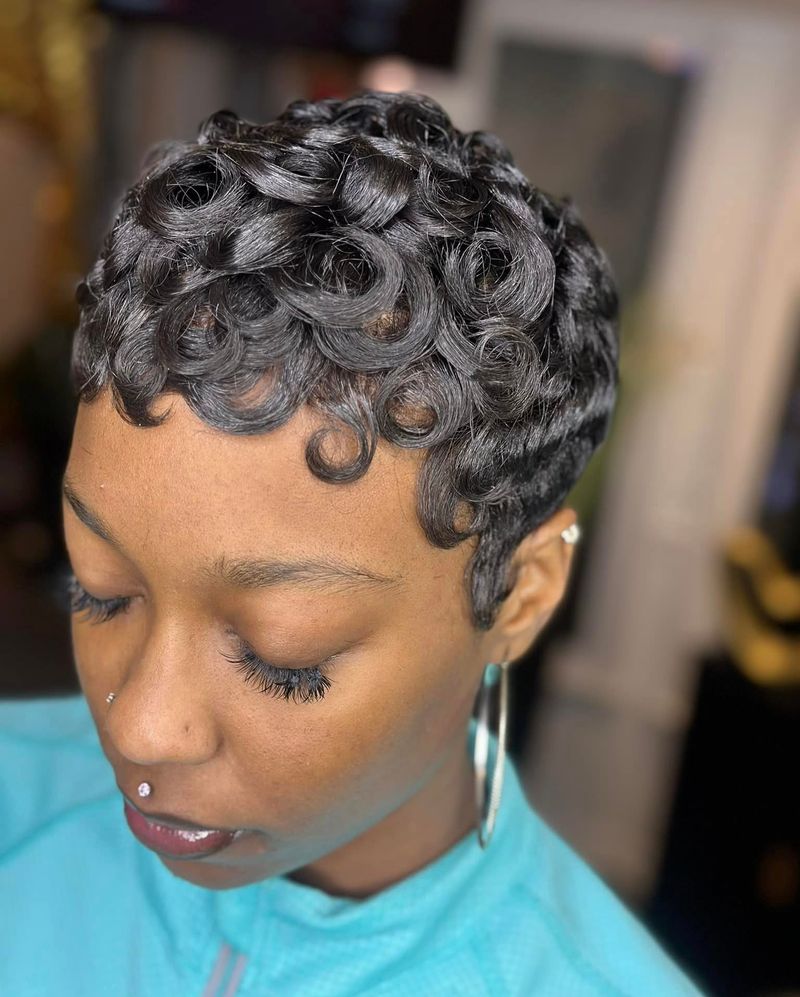Curly Bowl Cut