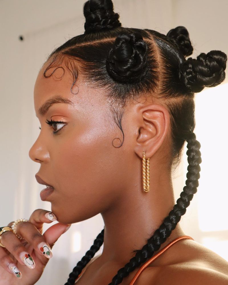 Bantu Knots Sun Shield