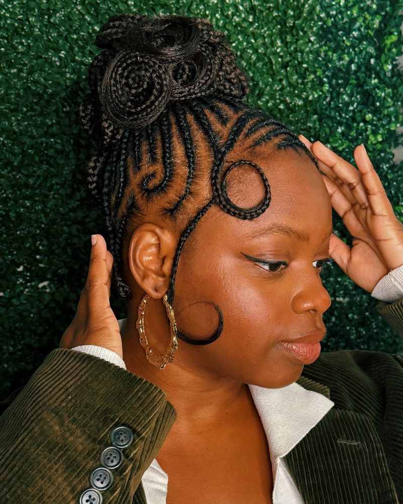 Braided Crown Updo