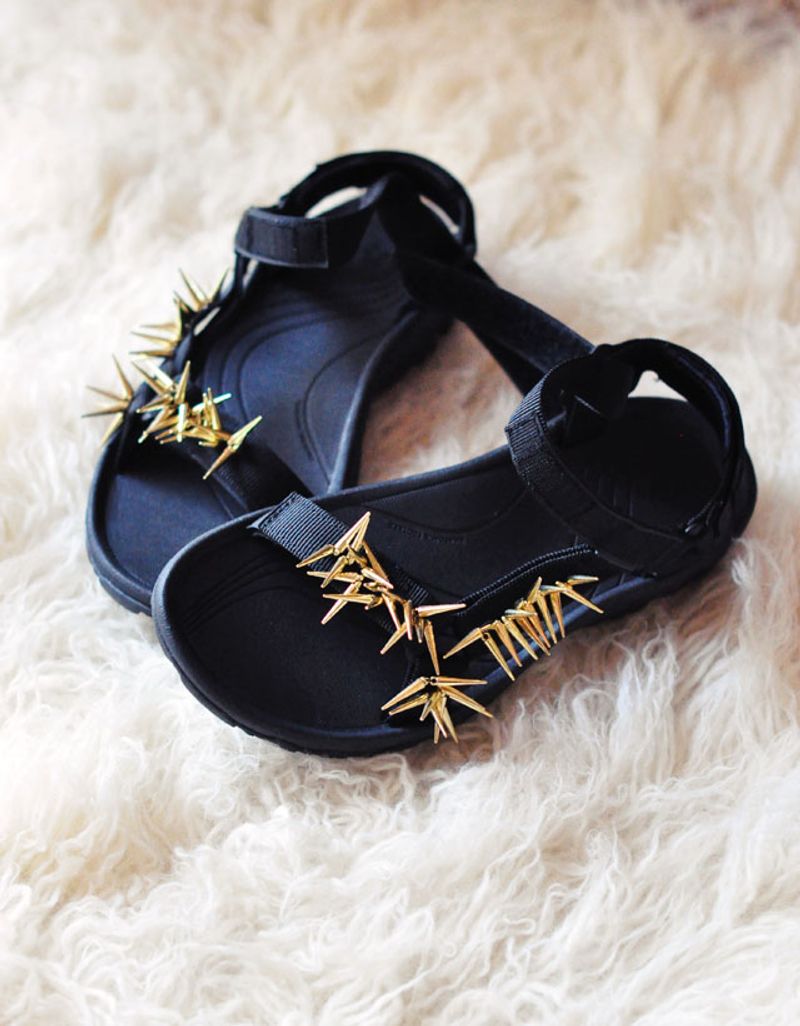 Overly Embellished Sandals Are Too Much