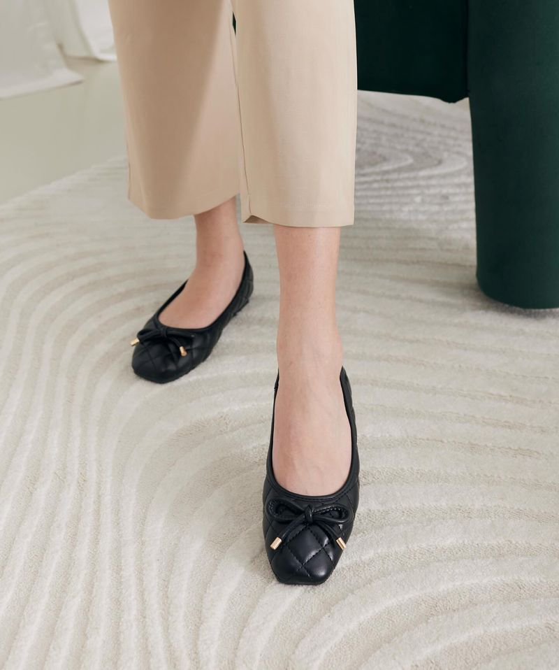 Quilted Ballet Flats