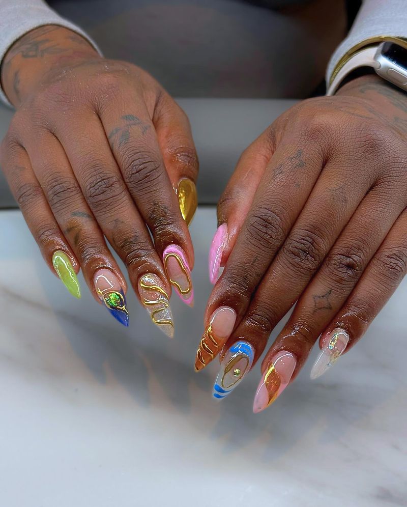 Matte Natural with Glossy Tips