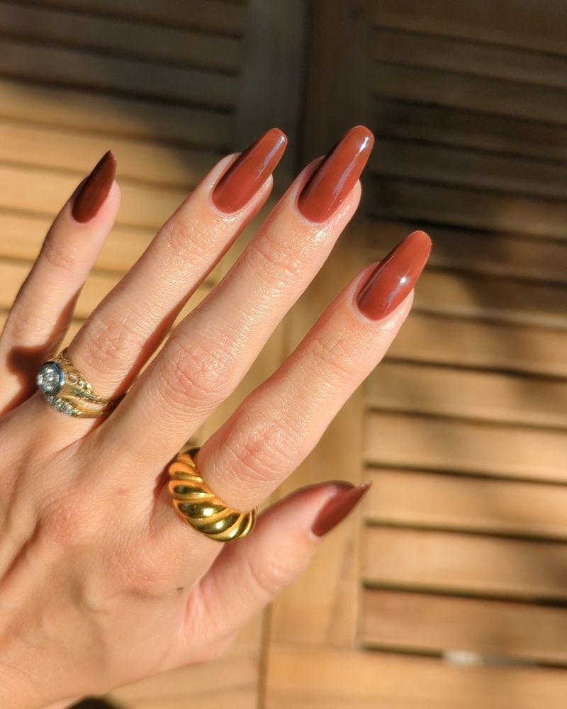 Ballerina Nails With Matte Finish