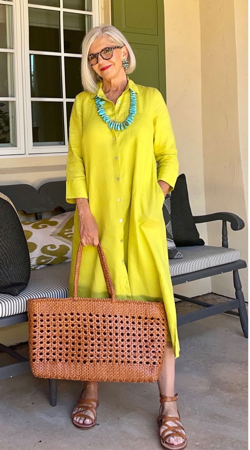 Sleeveless Dress + Long Lightweight Duster