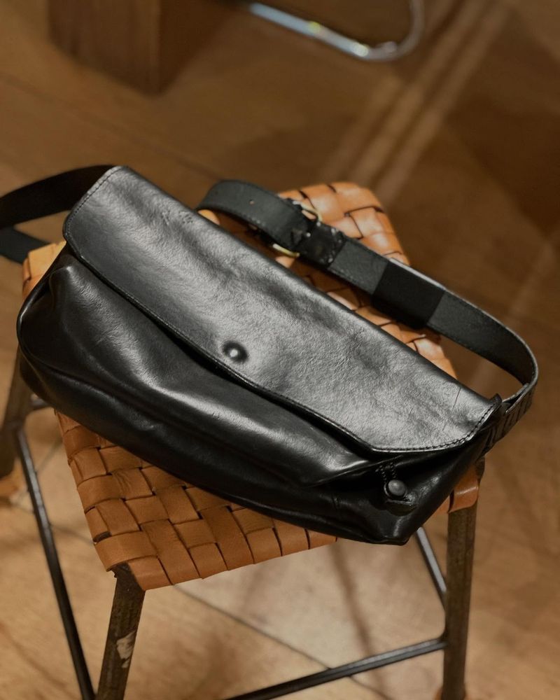 COS Folded Leather Shoulder Bag
