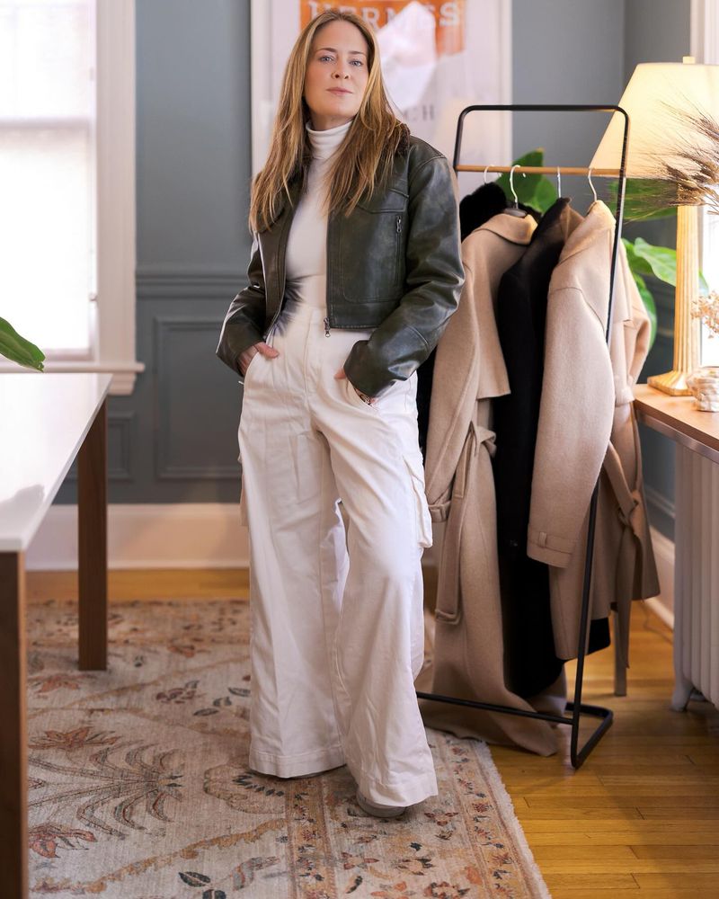 Pastel Leather Jackets Soften Edge
