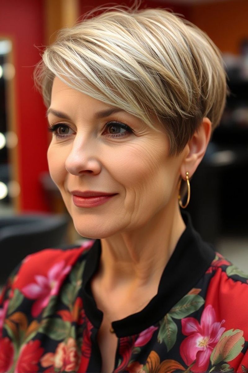Side-Swept Pixie