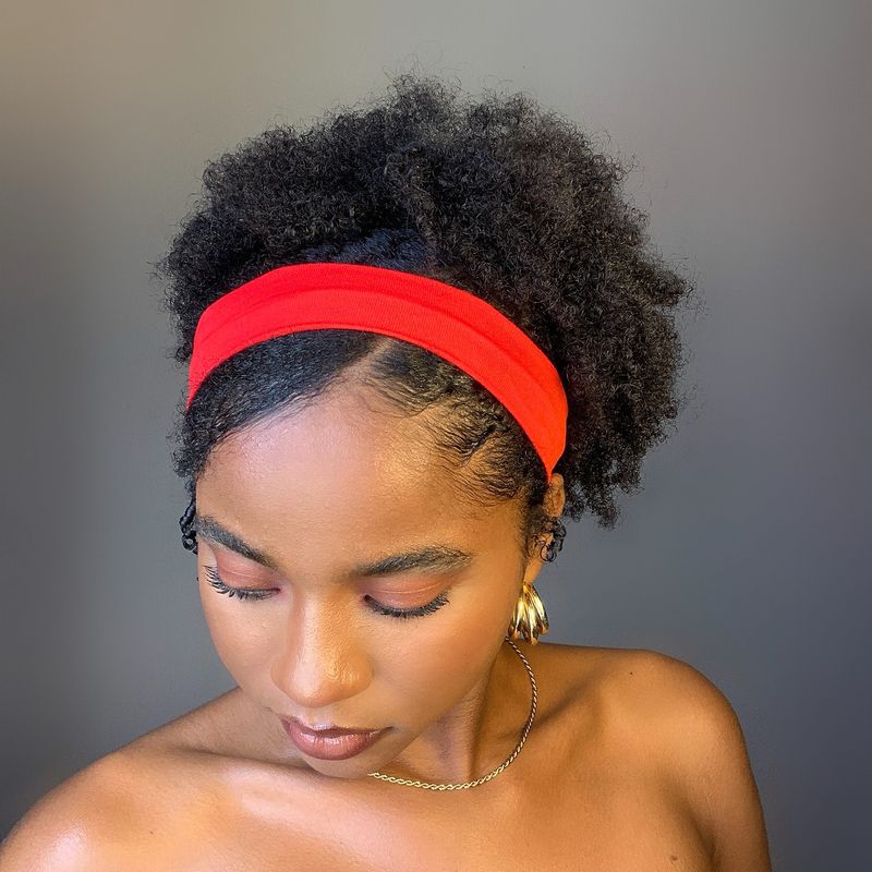 Natural Curls with Headband