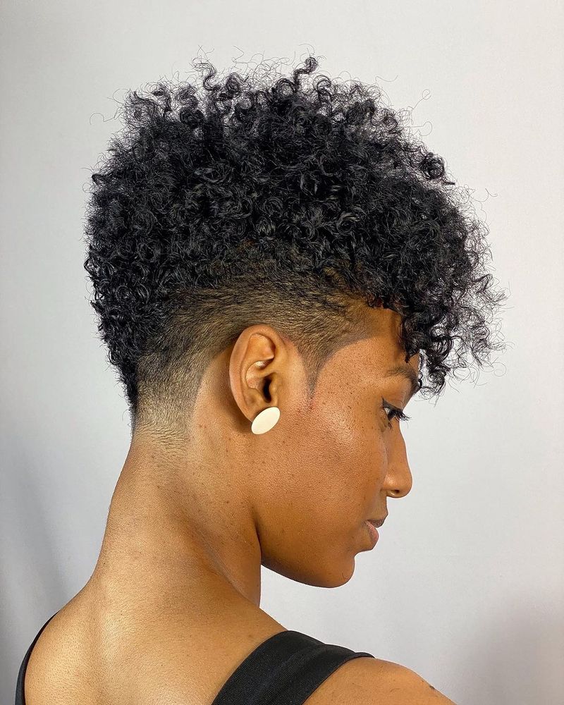 Side-Shaved Natural Cut