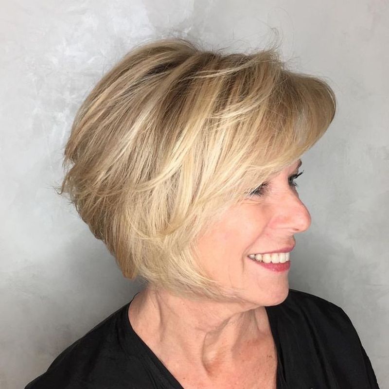 Chin-Length Layered Bob