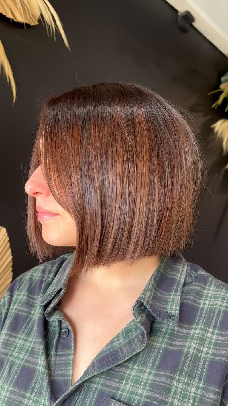 Blunt Bob with Sharp Edges