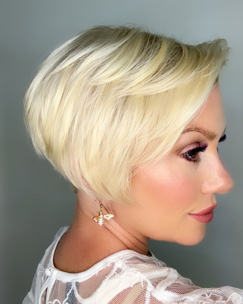 Long Pixie with Tapered Nape