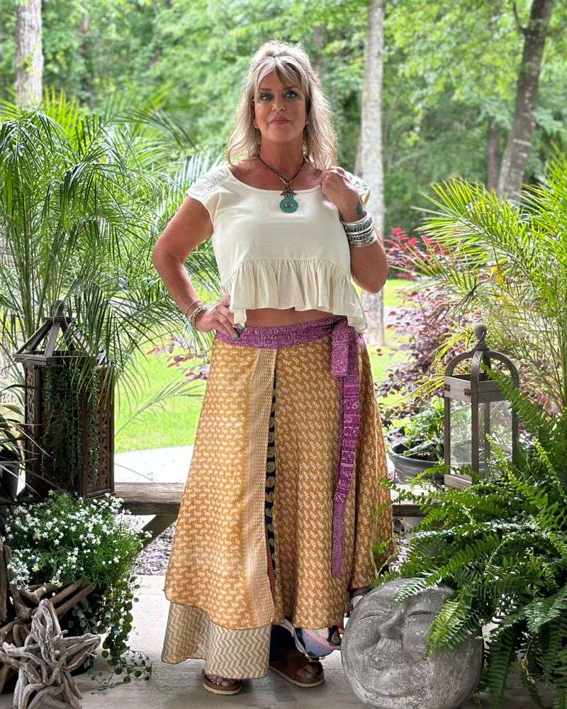 Printed Gypsy Skirt