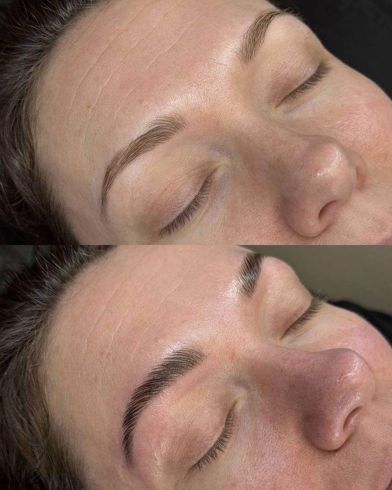 Brow Lamination for Unruly Hairs