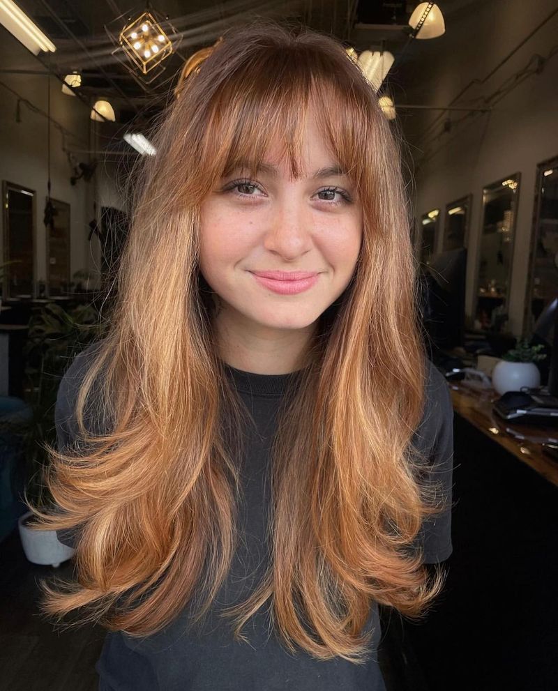 Warm Copper For Ivory Skin And Green Eyes