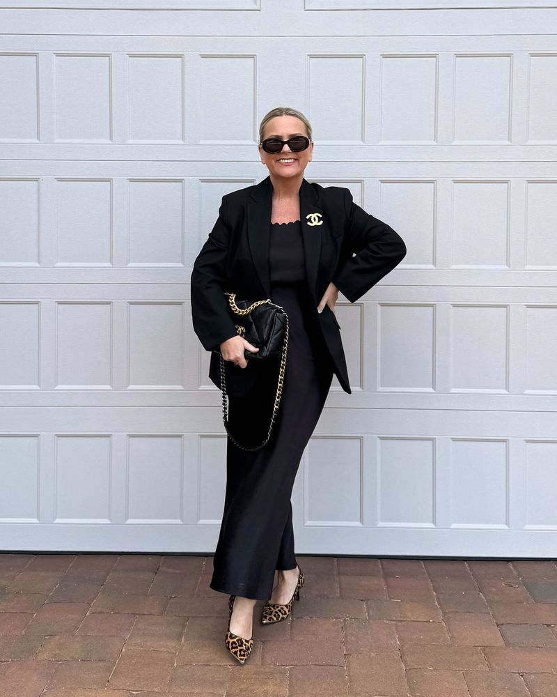 Slip Dress & Blazer Combo