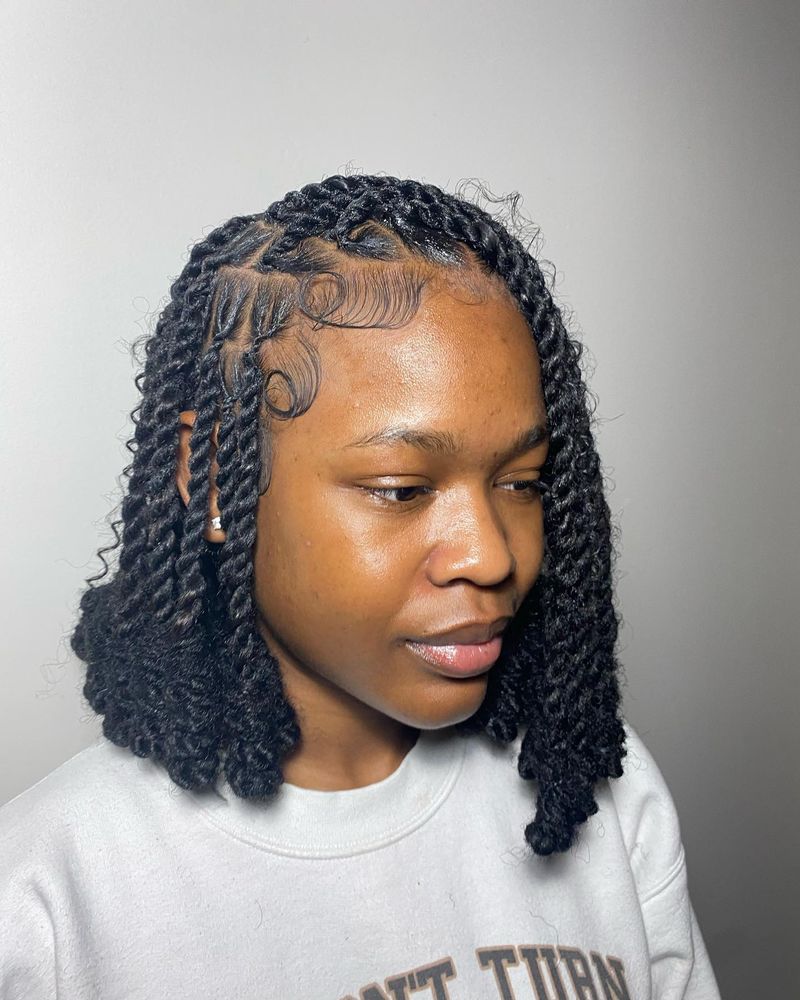 Two-Strand Twist Bob