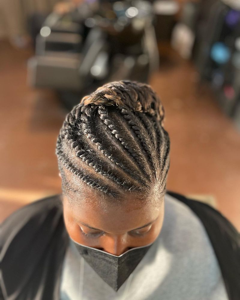 Flat Twist Updo